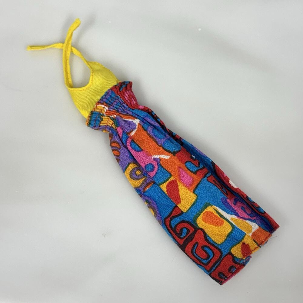 Barbie Skipper 1974 Beachy Bits Sunny Fun Halter Dress Vintage